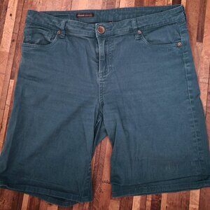 KUT FROM THE KLOTH CATHERINE BERMUDA 12 GREEN